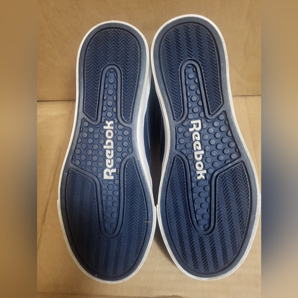 Reebok Navy Blue/White Sneakers Men Size 6.5 - Picture 6 of 8